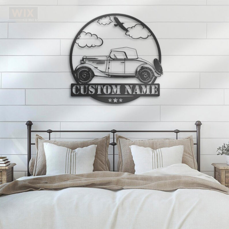 Garage LED Metal Sign - Wix Decor
