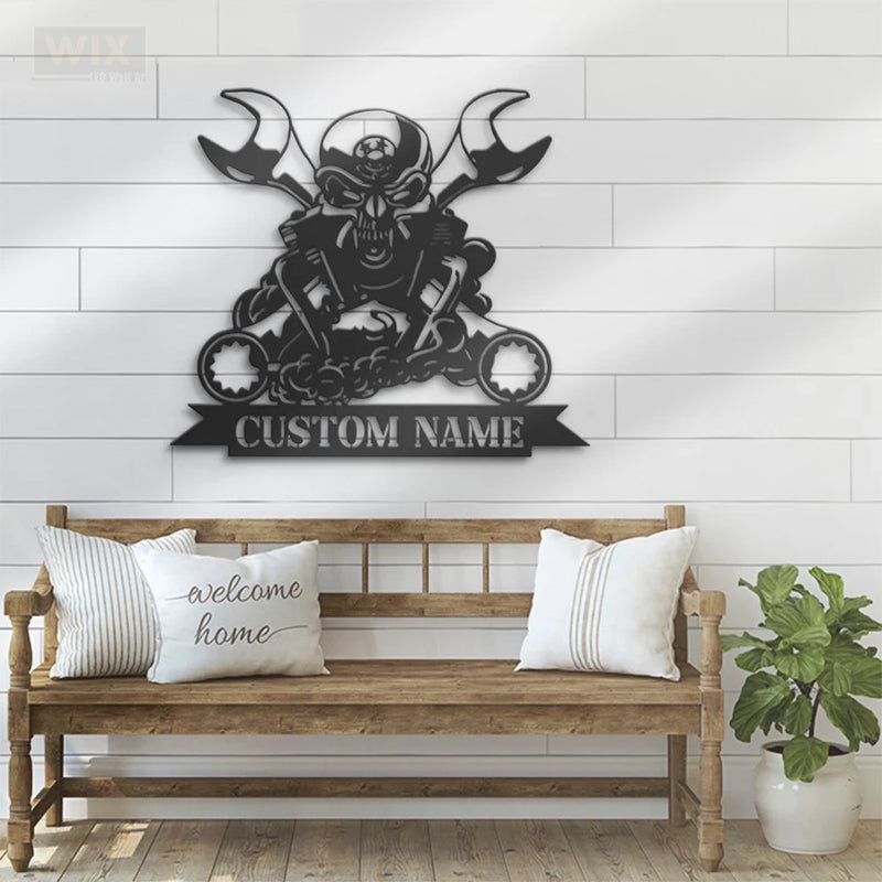 Garage LED Metal Sign