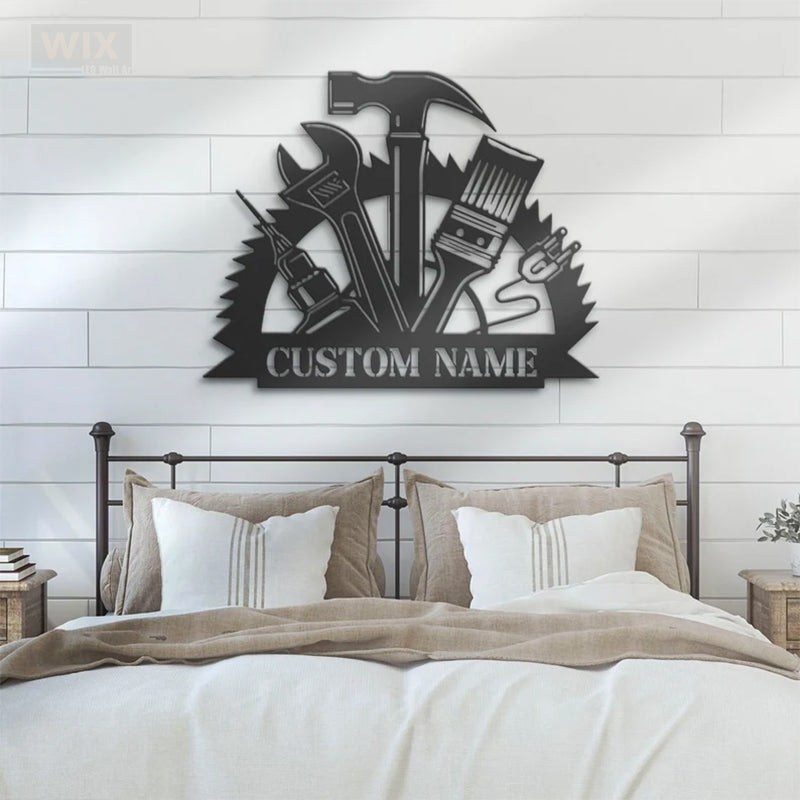 Garage LED Metal Sign