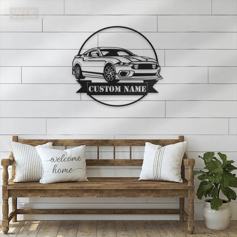 Garage LED Metal Sign - Wix Decor
