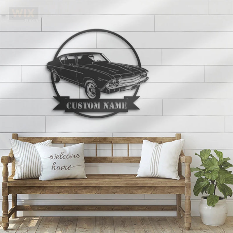 Garage LED Metal Sign - Wix Decor