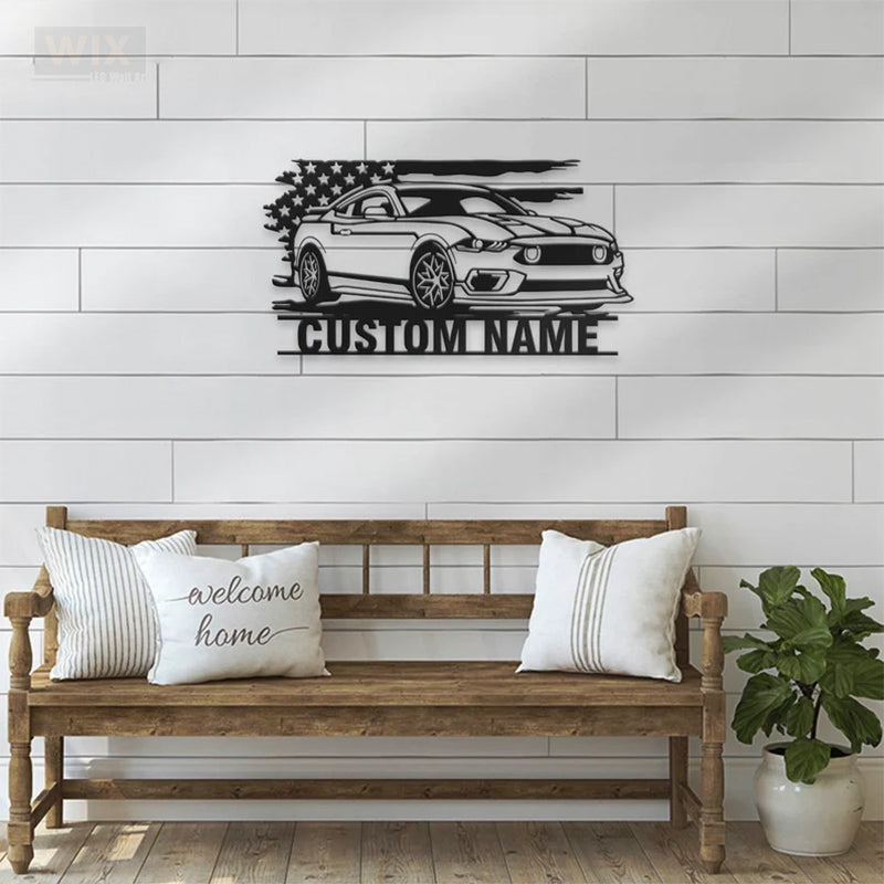 Garage LED Metal Sign - Wix Decor
