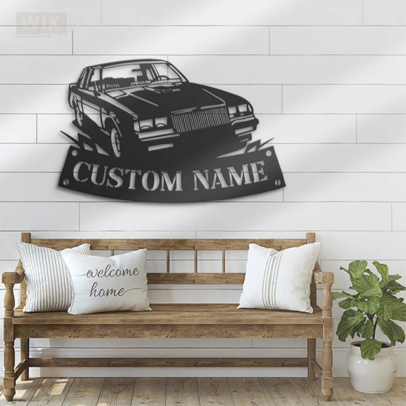 Garage LED Metal Sign