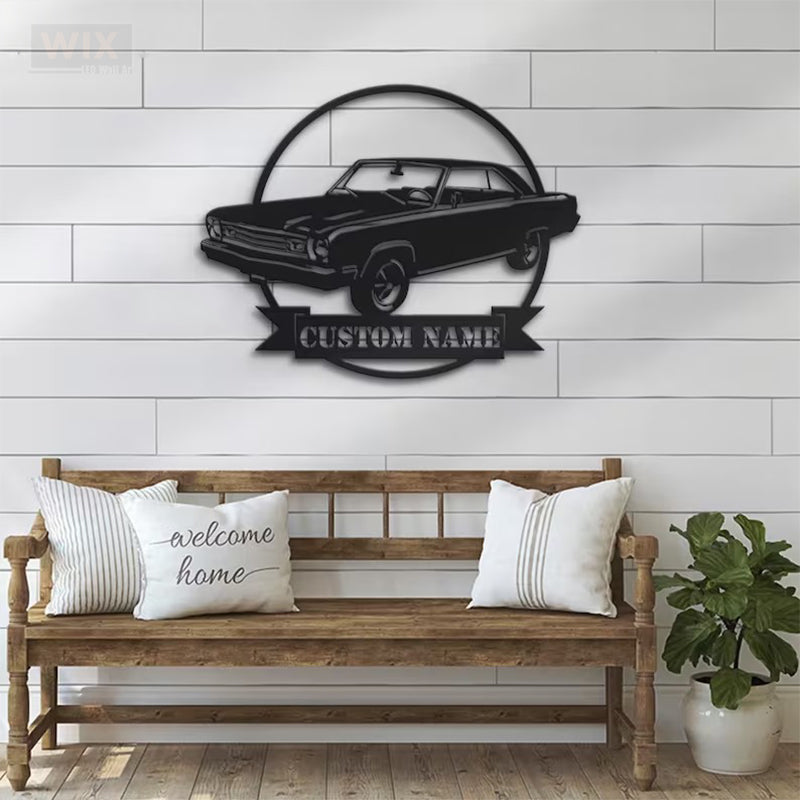 Garage LED Metal Sign - Wix Decor