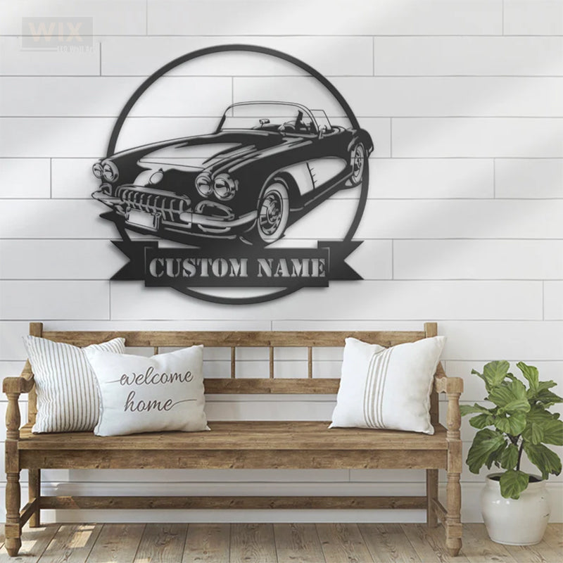 Garage LED Metal Sign - Wix Decor