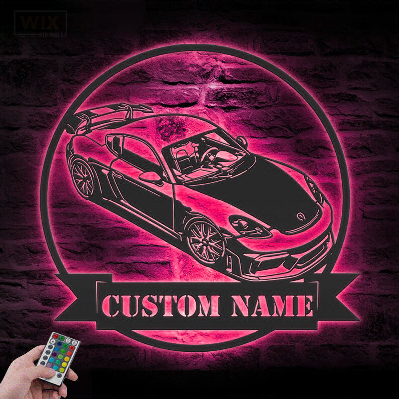 Garage LED Metal Sign - Wix Decor