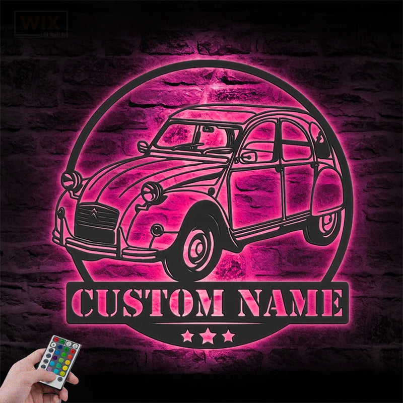 Garage LED Metal Sign - Wix Decor