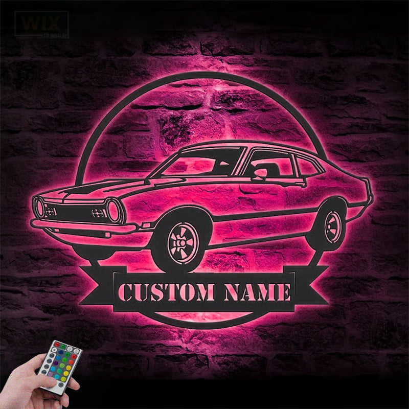 Garage LED Metal Sign - Wix Decor