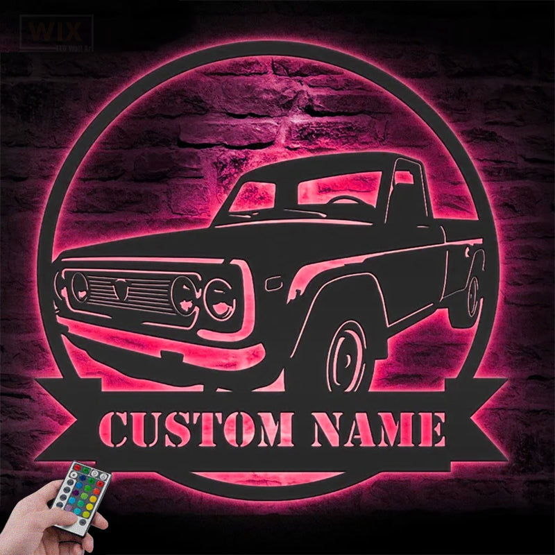 Garage LED Metal Sign - Wix Decor
