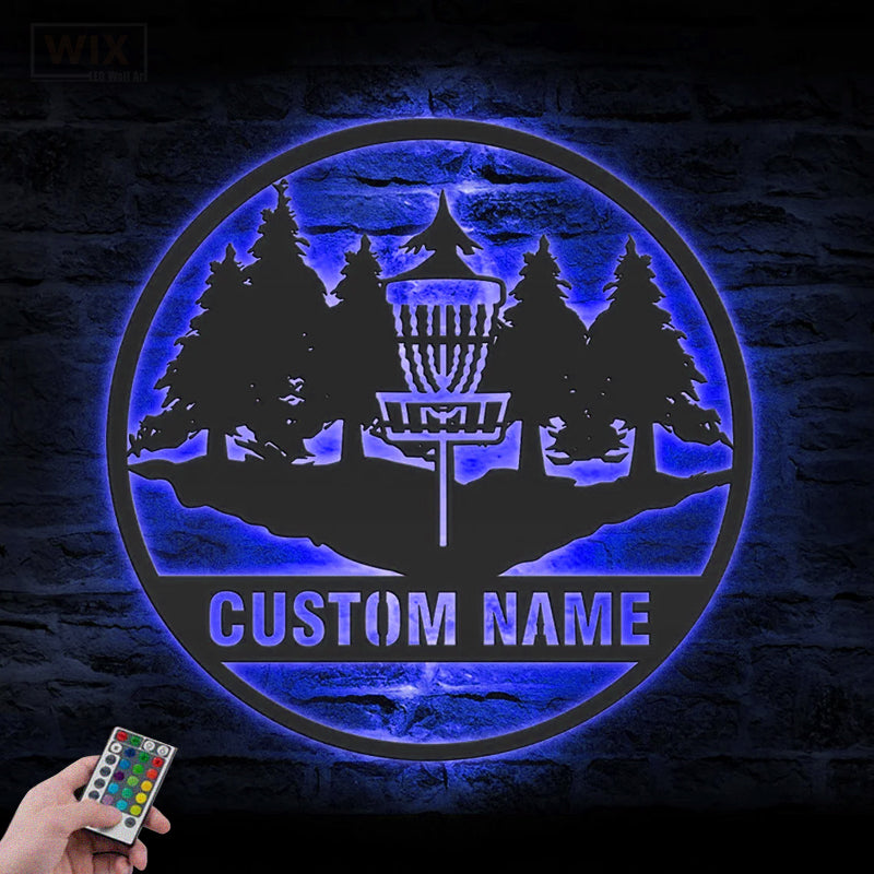 Golf LED Metal Sign - Wix Decor