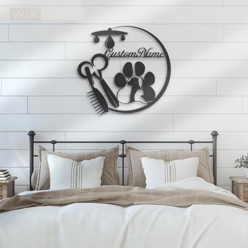 Cat Led Metal Sign - Wix Decor
