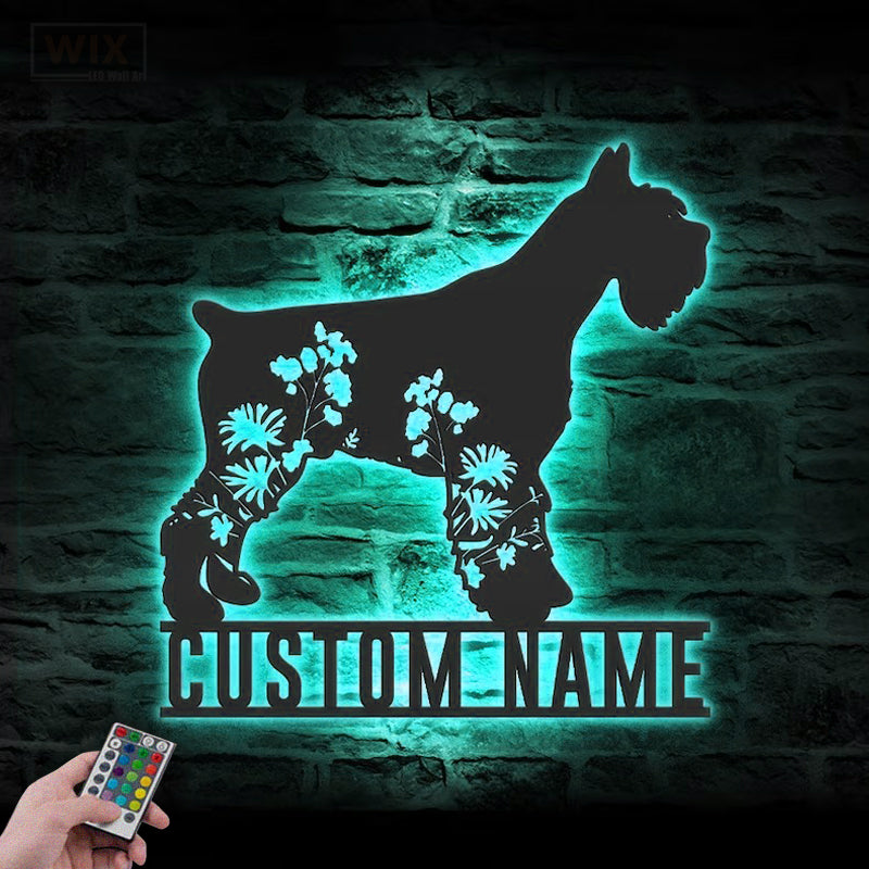 Dog Led Metal Sign – Vinamaker
