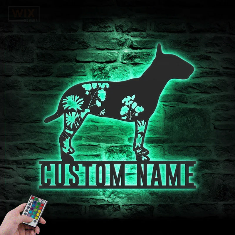Dog Led Metal Sign – Vinamaker