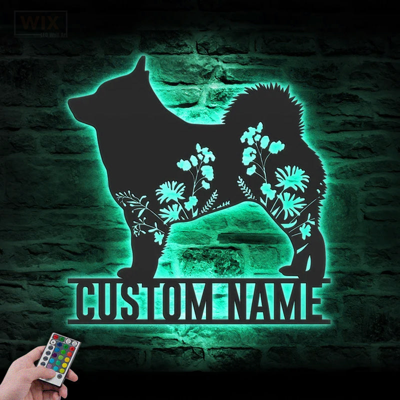 Dog Led Metal Sign – Vinamaker