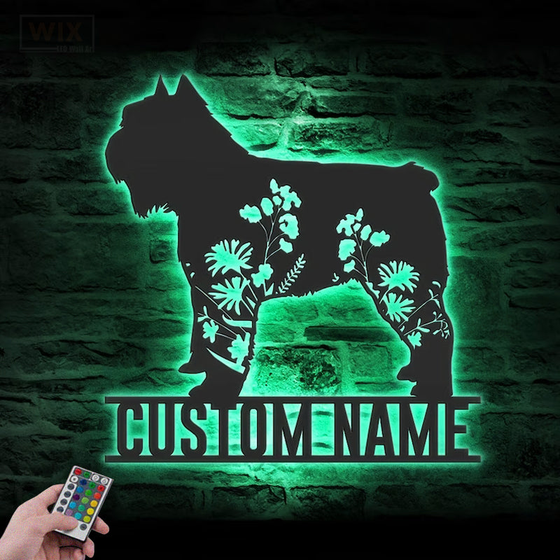 Dog Led Metal Sign – Wix Decor