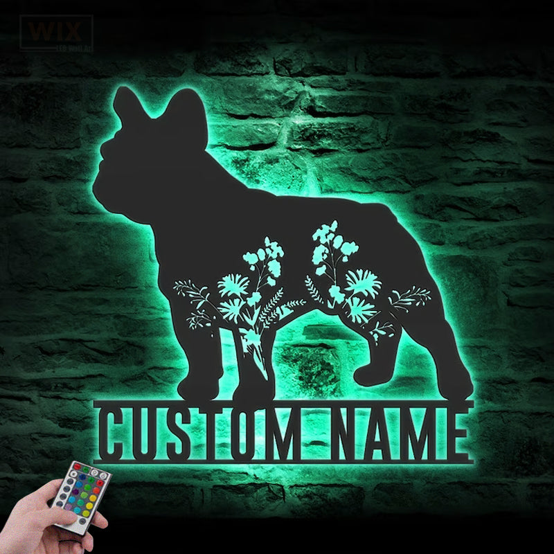 Dog Led Metal Sign – Wix Decor