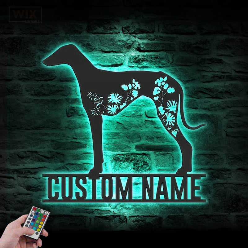 Dog Led Metal Sign – Wix Decor