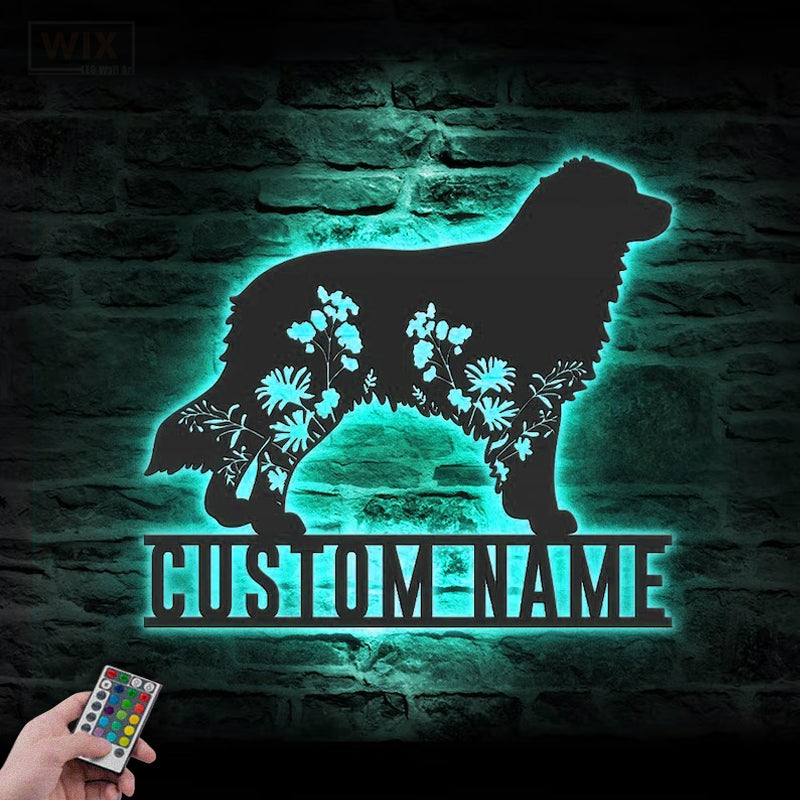 Dog Led Metal Sign – Wix Decor