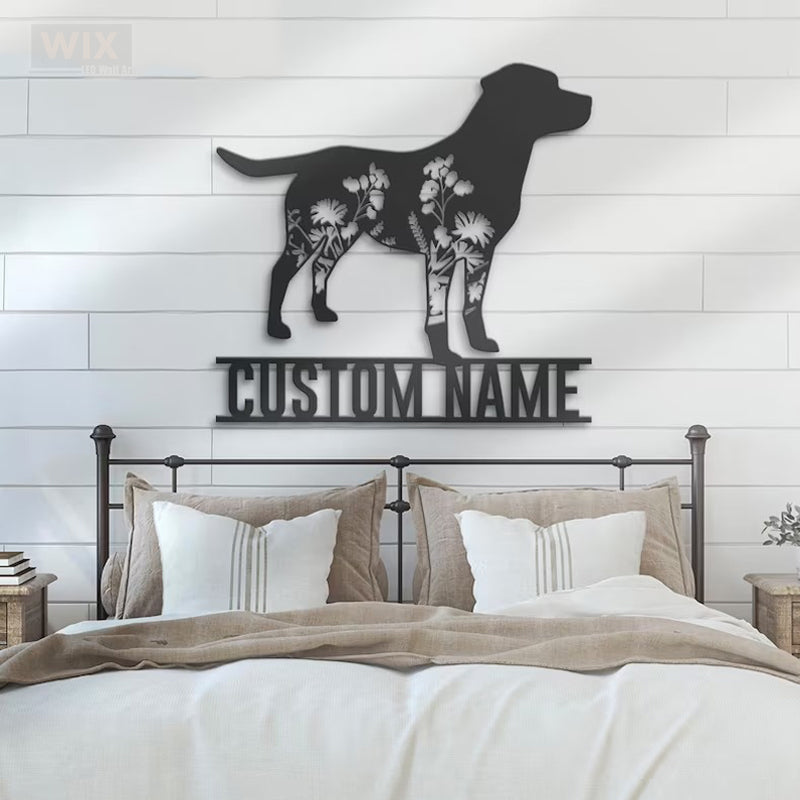 Dog Led Metal Sign – Wix Decor