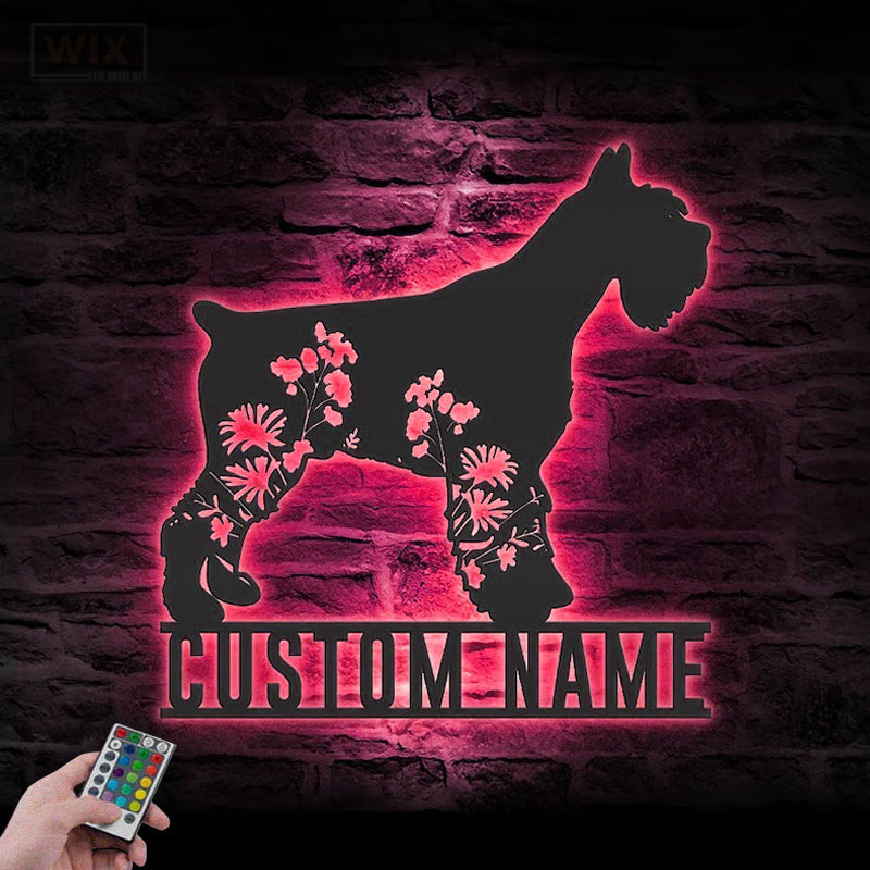 Dog Led Metal Sign – Vinamaker