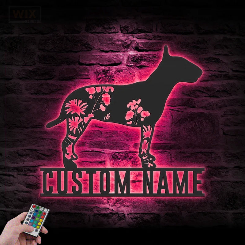 Dog Led Metal Sign – Vinamaker