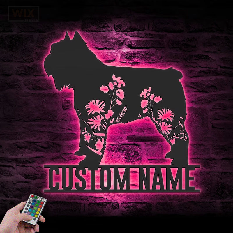 Dog Led Metal Sign – Wix Decor