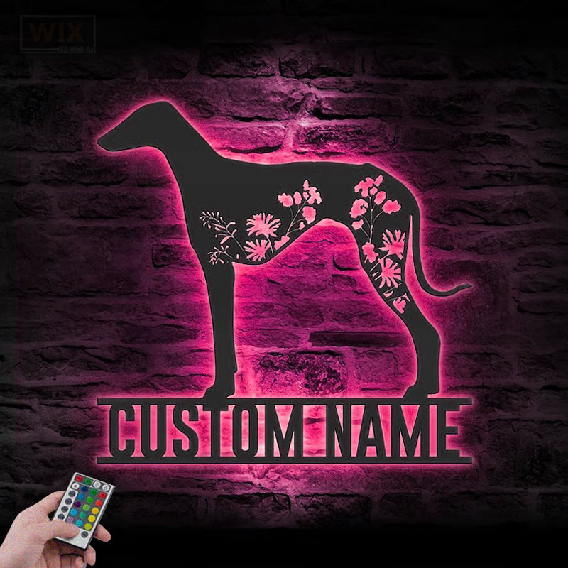 Dog Led Metal Sign – Wix Decor
