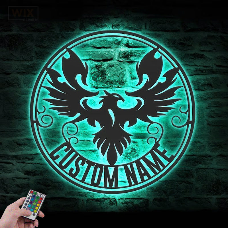 Eagle Led Metal Sign – Vinamaker