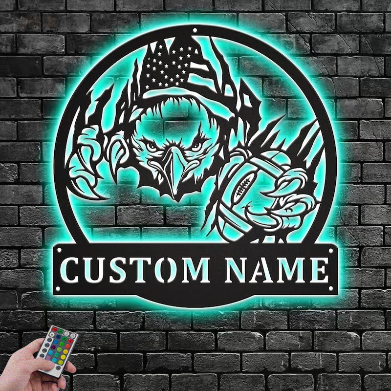 Eagle Led Metal Sign – Vinamaker