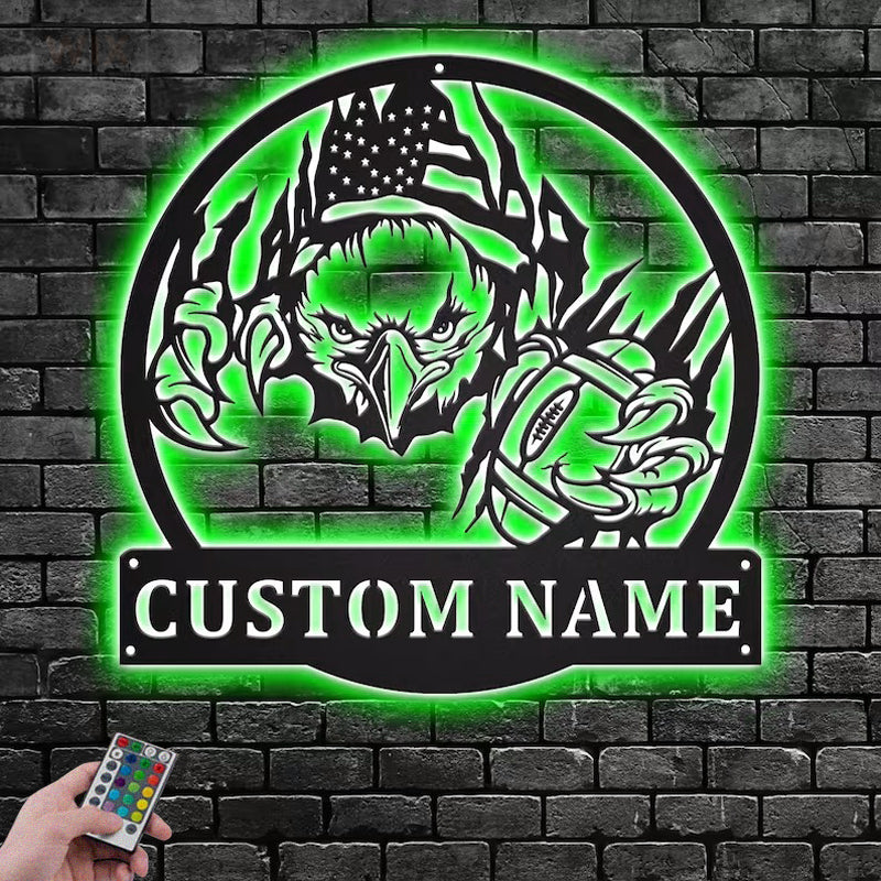 Eagle Led Metal Sign – Vinamaker