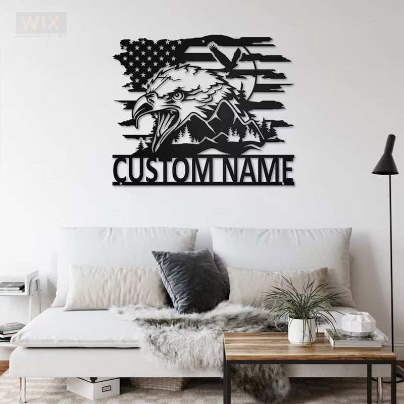 Eagle Led Metal Sign – Wix Decor