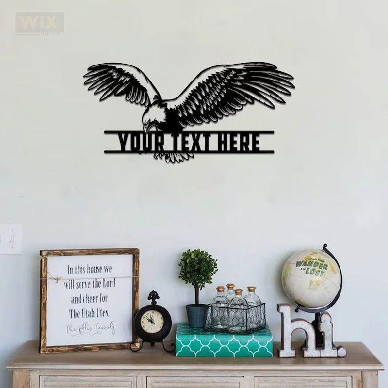 Eagle Led Metal Sign – Wix Decor