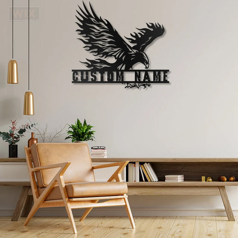 Eagle Led Metal Sign – Vinamaker