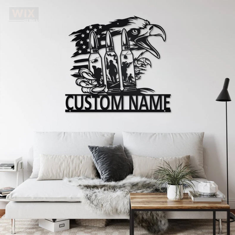 Eagle Led Metal Sign – Vinamaker