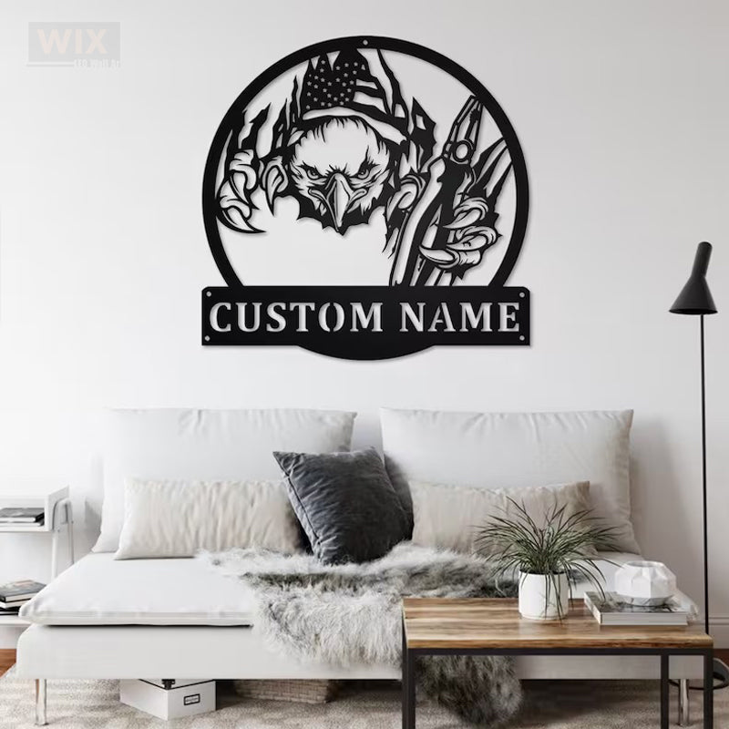 Eagle Led Metal Sign – Wix Decor