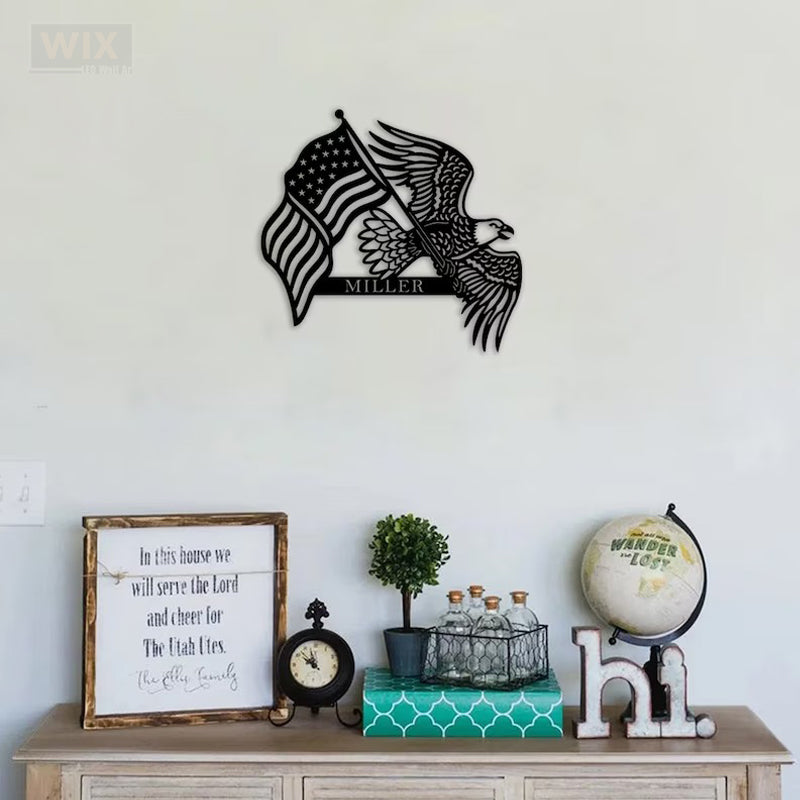 Eagle Led Metal Sign – Wix Decor