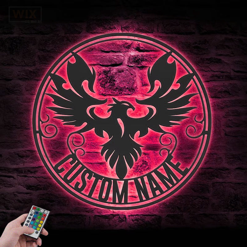 Eagle Led Metal Sign – Vinamaker