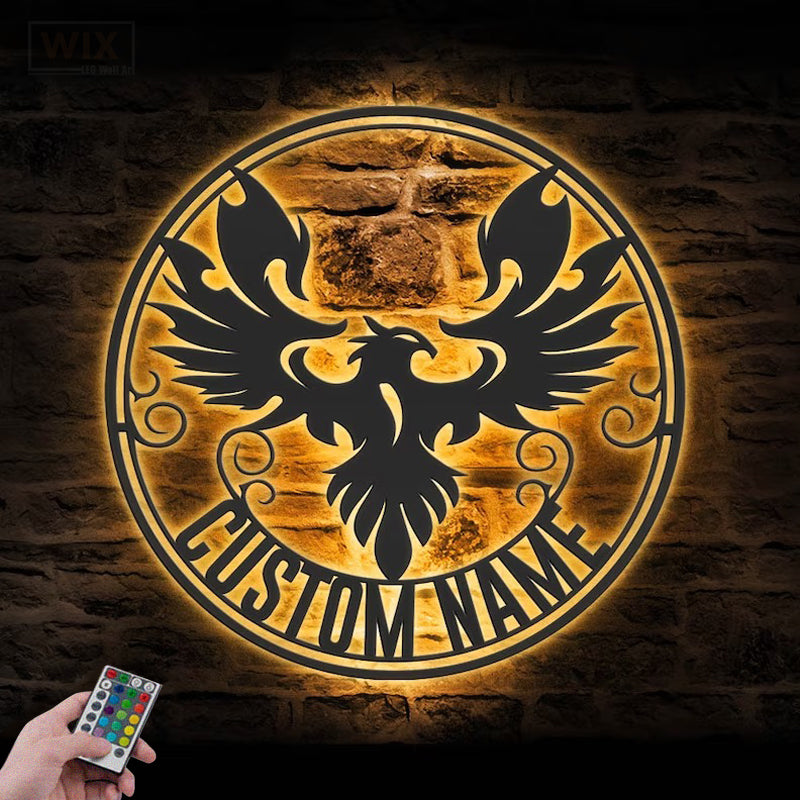 Eagle Led Metal Sign – Vinamaker