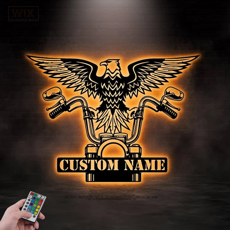 Eagle Led Metal Sign – Vinamaker