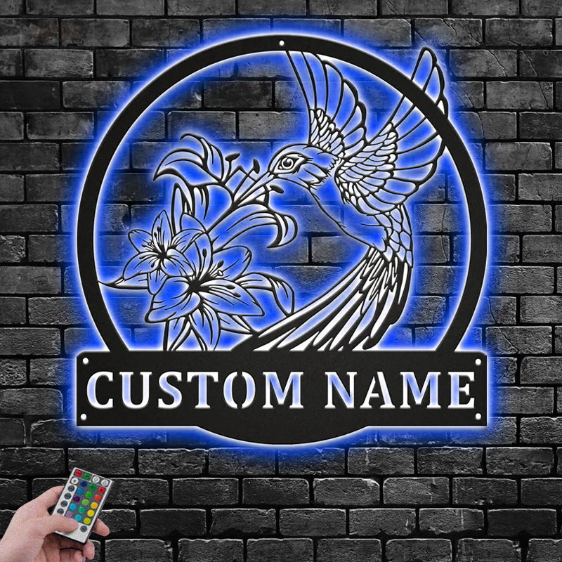 Flower Led Metal Sign – Wix Decor