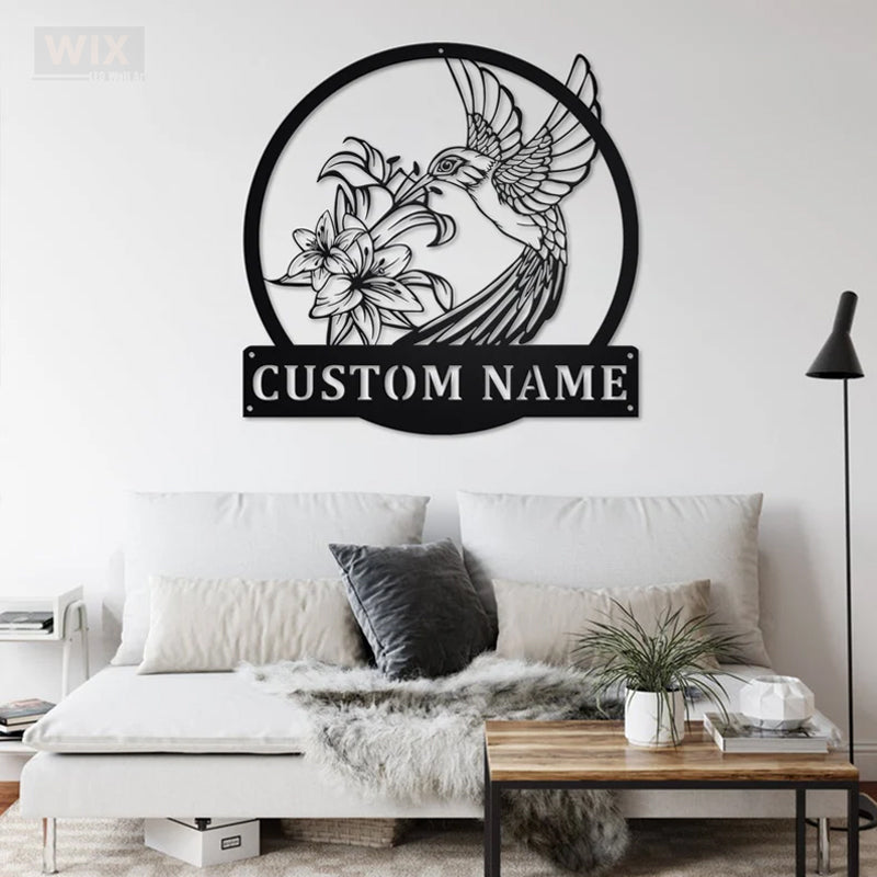 Flower Led Metal Sign – Wix Decor