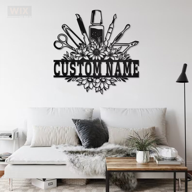 Flower Led Metal Sign – Wix Decor