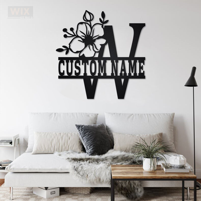 Flower Led Metal Sign – Wix Decor