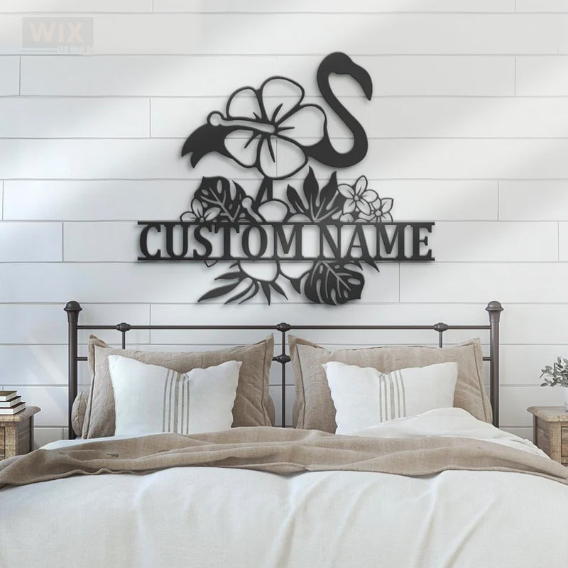 Flower Led Metal Sign – Wix Decor