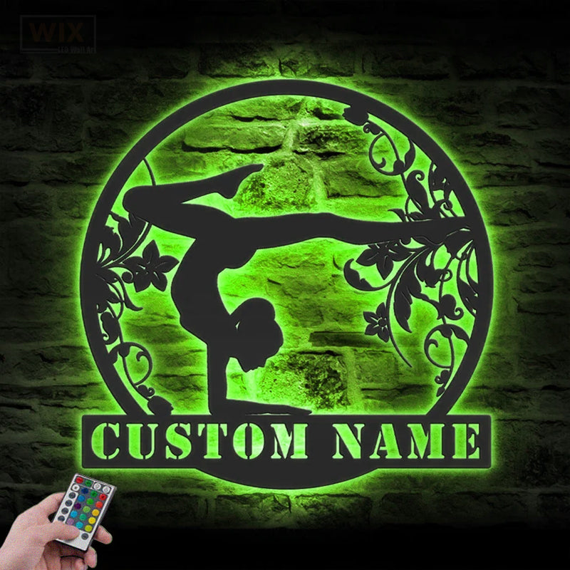 Gym LED Metal Sign