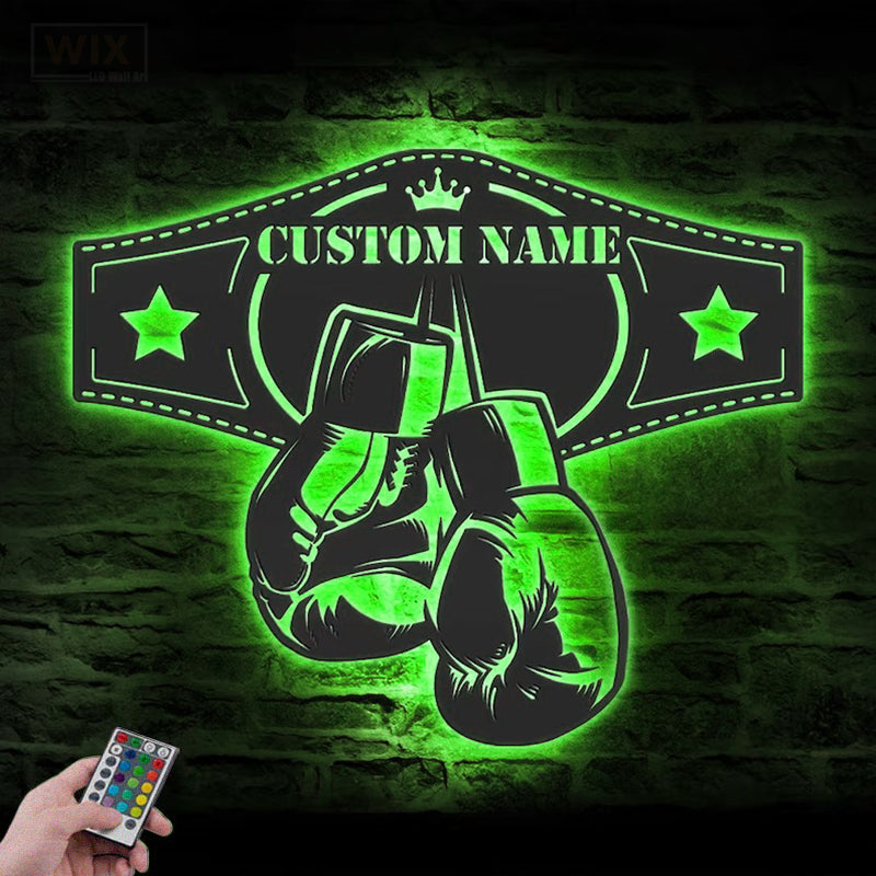 Gym LED Metal Sign