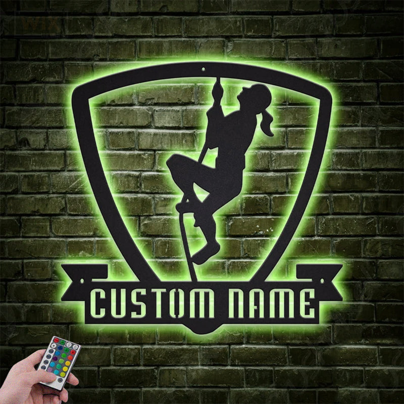 Gym LED Metal Sign