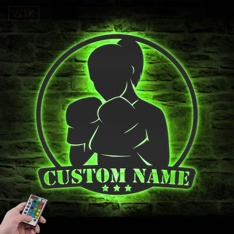 Gym LED Metal Sign