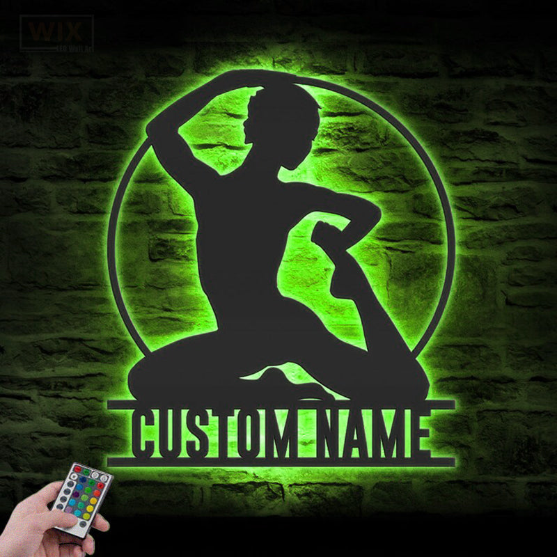 Gym LED Metal Sign