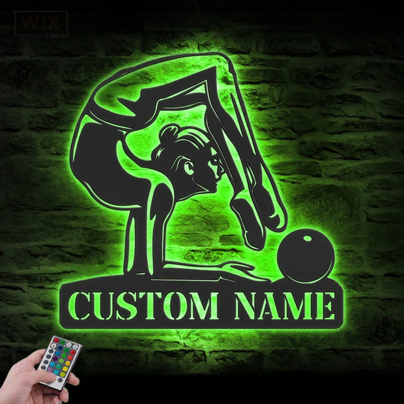 Gym LED Metal Sign